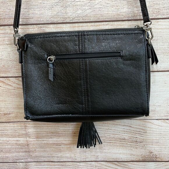 THE SAK LEUCADIA CROSSBODY IN BLACK LEATHER - Picture 7 of 8